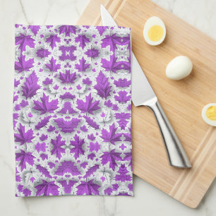 Linge De Cuisine Couverture aux feuilles d'érable pourpre