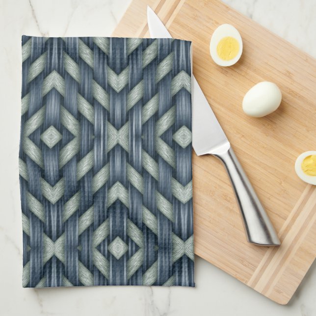 Linge De Cuisine Couverture Tissée Panier (Quart Plié)
