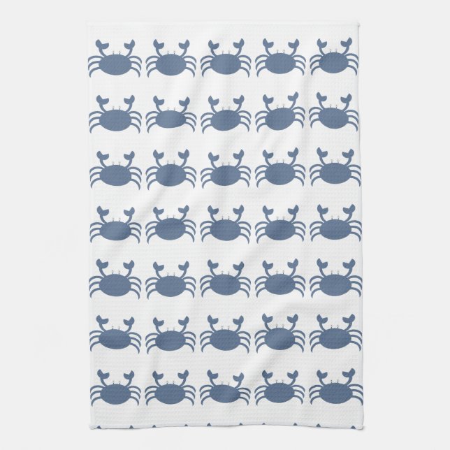 Linge De Cuisine Crabe bleu (Vertical)
