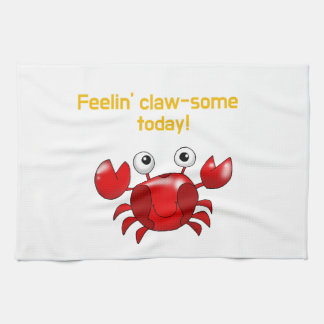 Linge De Cuisine Crabe mignon et amusant pour les amoureux des océa