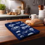 Linge De Cuisine Crabe Vintage Crustacé Nautique<br><div class="desc">Cette conception peut être personnalisée en choisissant l'option Modifier la conception. Vous pouvez également transférer sur d'autres objets. Contactez-moi à l'adresse colorflowcreations@gmail.com ou utilisez l'option conversation en haut de la page si vous souhaitez avoir cette conception sur un autre produit ou si vous avez besoin d'aide pour cette conception. Voir...</div>