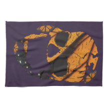 Crânes pourpres ailes de papillons