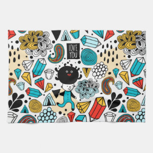 Linge De Cuisine Crazy head