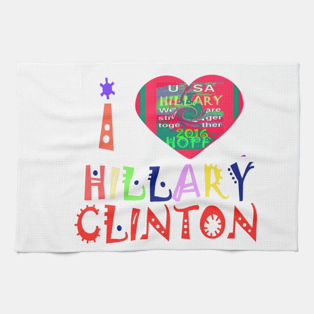Linge De Cuisine Create You Own Inspirational Hillary Love (Horizontal)