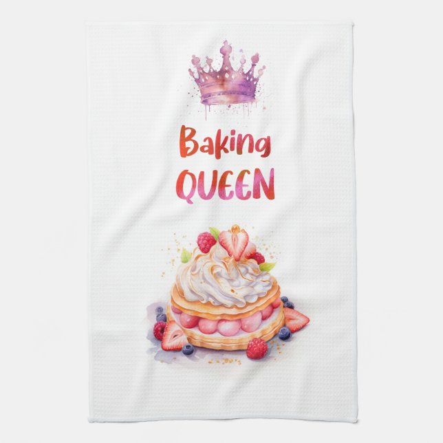 Linge De Cuisine Création de gâteau sucré (Vertical)
