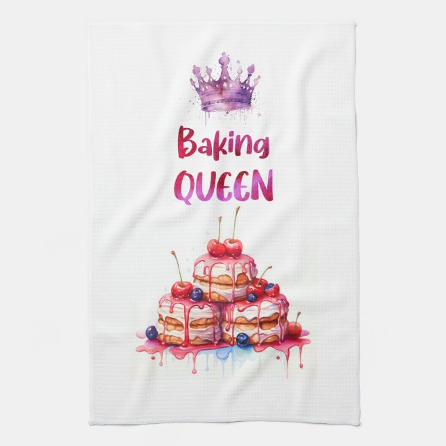 Linge De Cuisine Création de gâteau sucré (Vertical)
