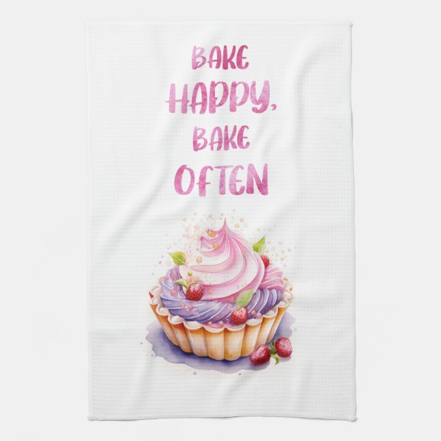 Linge De Cuisine Création de gâteau sucré (Vertical)
