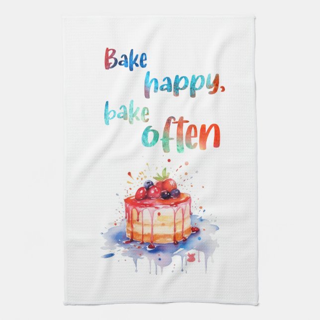 Linge De Cuisine Création de gâteau sucré (Vertical)