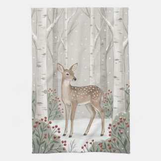 Linge De Cuisine Créez Votre Propre Écharpe de Cuisine de Cerf d'Hi