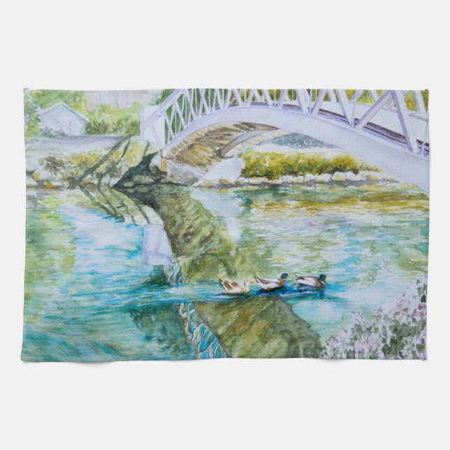 Linge De Cuisine Croisement de canal (Horizontal)