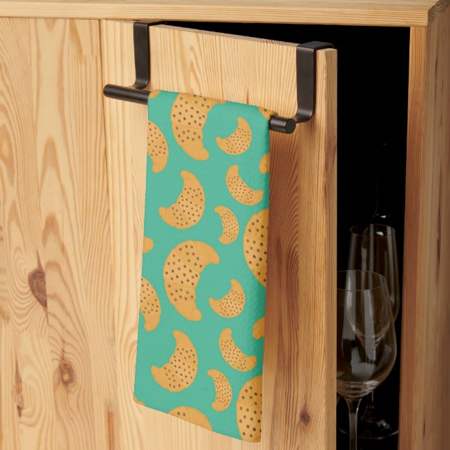 Linge De Cuisine Croissants au chocolat (Pliage en tiers)