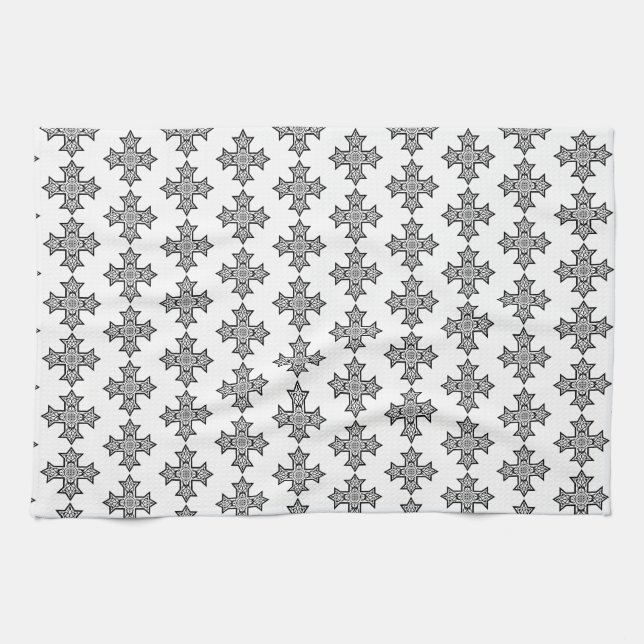 Linge De Cuisine Croix copte Premium Beaux-Arts (Horizontal)