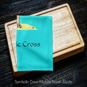 Linge De Cuisine Croix symbolique
