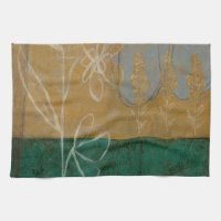Croquis floral avec Fleur sauvage et Plante