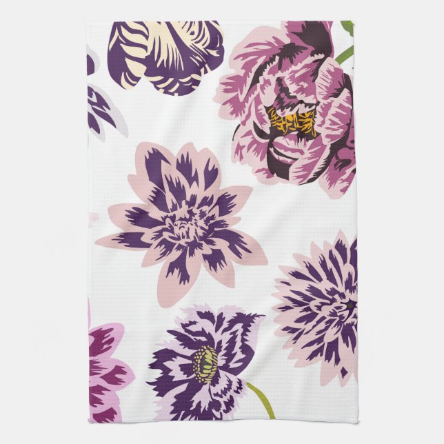 Linge De Cuisine Cru floral (Vertical)