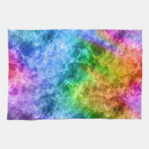 Linge De Cuisine Crumpled Peacock Blue