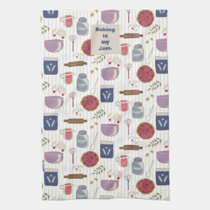 Linge De Cuisine Cuire un motif en tissu à tarte avec patch personn