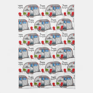 Linge De Cuisine Cuisine personnalisée "Happy Campers"