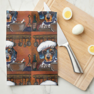 Linge De Cuisine Cuisiniers Dachshund