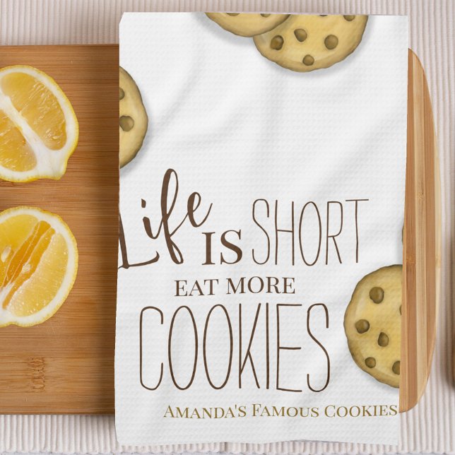 Linge De Cuisine Cuisson de biscuits mignons personnalisés  (Custom personalized sweets dessert kitchen towel. )