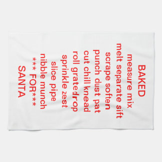LINGE DE CUISINE CUIT AU FOUR POUR PÈRE NOËL DISHTOWEL
