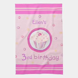 Linge De Cuisine Cupcake rose