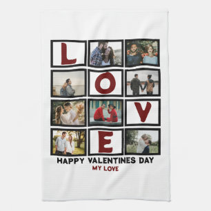 Linge De Cuisine Custom Love Happy Valentines Day 8 Collage photo