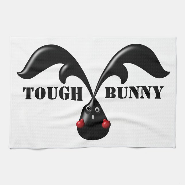 Linge De Cuisine Cute Bunny Boxer Lapin (Horizontal)