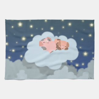 Linge De Cuisine Cute Carton Piglets de taille à taille humaine ser