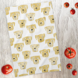 Linge De Cuisine Cute Golden Labrador Retriever Chien Motif