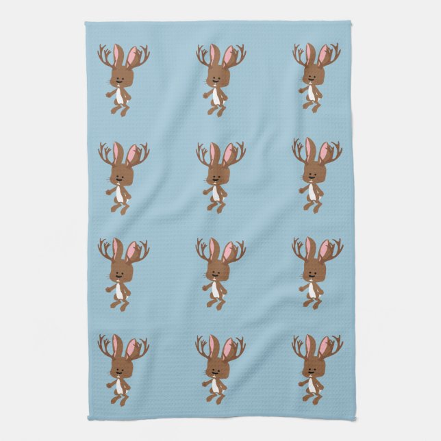 Linge De Cuisine Cute Jackalope (Vertical)