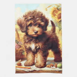 Linge De Cuisine Cute Lagotto Romagnolo Peinture