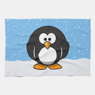 Linge De Cuisine Cute Penguin