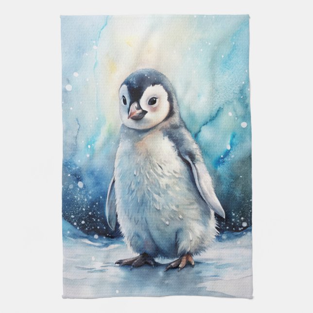 Linge De Cuisine Cute Penguin (Vertical)