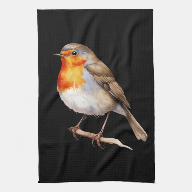 Linge De Cuisine Cute Robin (Vertical)