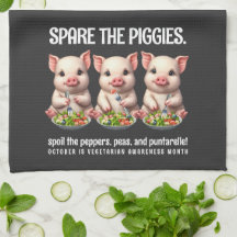 Cute Spare Piggies Manger Salades