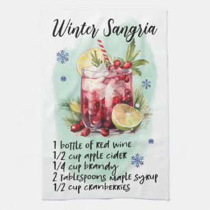 Linge De Cuisine Cute Winter Sangria Christmas Drink Recette