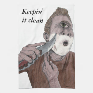 Linge De Cuisine Cyclops grecs Couteau Rasage Imaginaire Cuisine Se