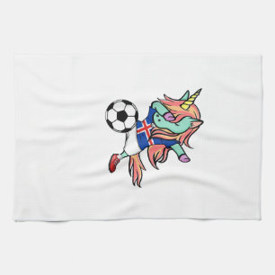 Linge De Cuisine Dabbing Licorne Football Islande Maillot Footballe