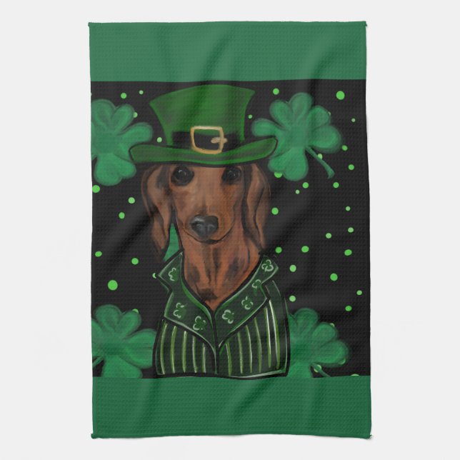 LINGE DE CUISINE DACHSHUND            (Vertical)