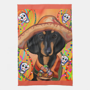 LINGE DE CUISINE DACHSHUND    