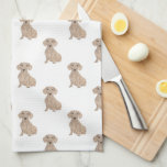 Linge De Cuisine Dachshund (lisse, rouge)<br><div class="desc">J'aime ce motif doux d'une illustration d'aquarelle de chien rouge dachshund lisse parce qu'il est assez classique pour servir comme un neutre, mais pops comme une pièce autonome! C'est l'ajout parfait à n'importe quelle chambre familiale, garderie, bureau, ou même la grotte homme! Pour les cadeaux les plus sucrés, ajoutez plus...</div>
