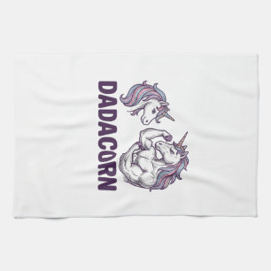 Linge De Cuisine Dadacorn Funny Licorne Papa Conception De T-Shirt
