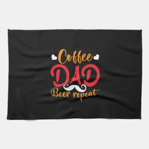 Linge De Cuisine Daddy Cadeau Café Papa Bière Répétition