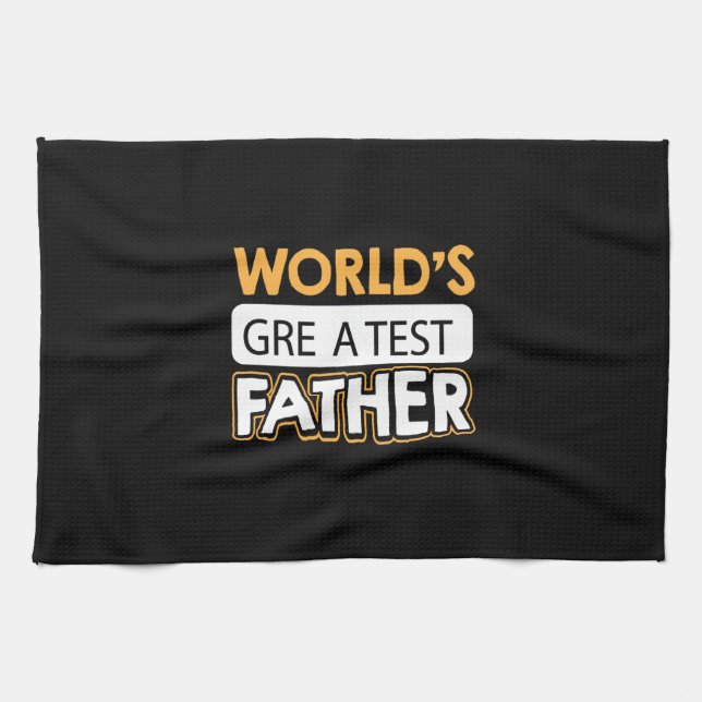 Linge De Cuisine Daddy Gift Le plus grand père du monde (Horizontal)