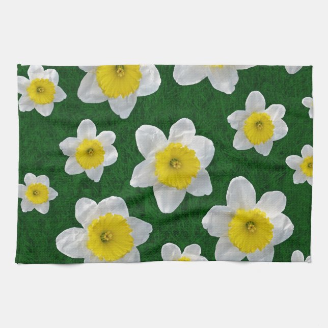 Linge De Cuisine Daffodiques de printemps (Horizontal)