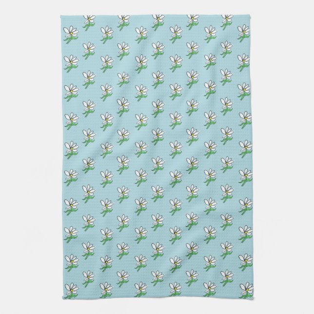 Linge De Cuisine Daisy Kitchen Towel  (Vertical)