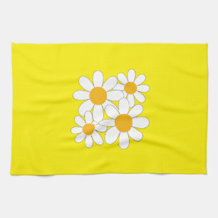 Linge De Cuisine Daisy Lumineuse et Audacieuse