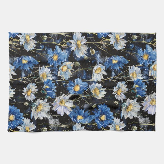 Linge De Cuisine Daisy Night Dance (Horizontal)