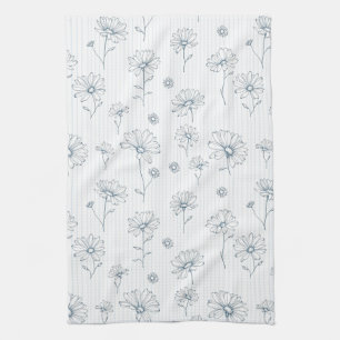 Linge De Cuisine Daisy Pastel en Ligne Art Stripe (2)